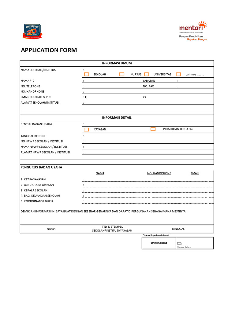 Application Form | PDF