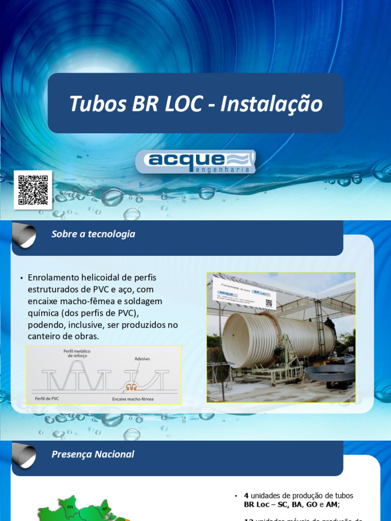 Instalação de Tubos BR LOC: Guia Completo | PDF | Cloreto de polivinila ...