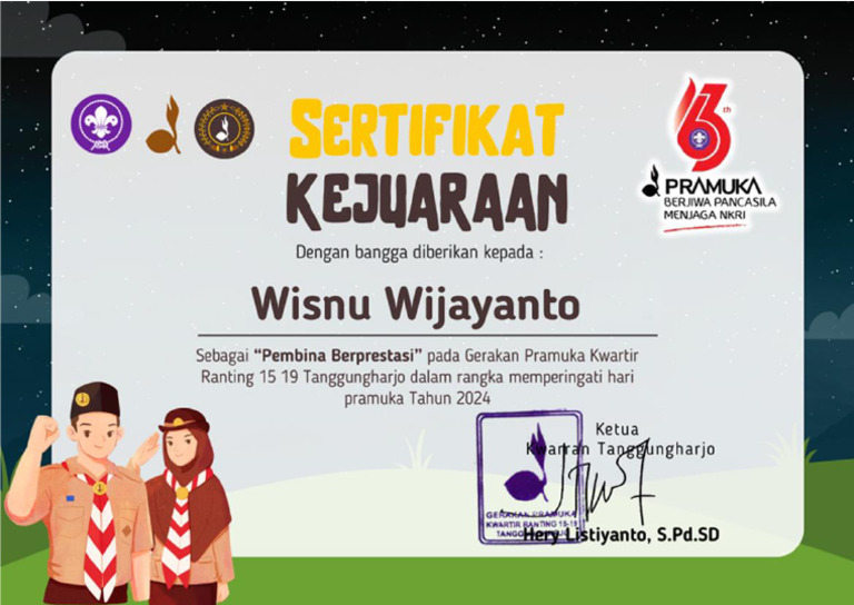 Piagam Pramuka | PDF