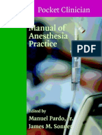 Manual of Anesthesia Practice - Pocket Clinician