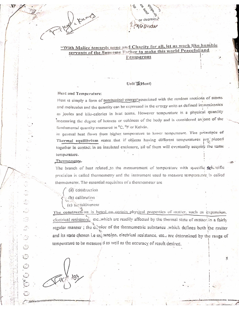 Physics Notes Sem-Ll | PDF