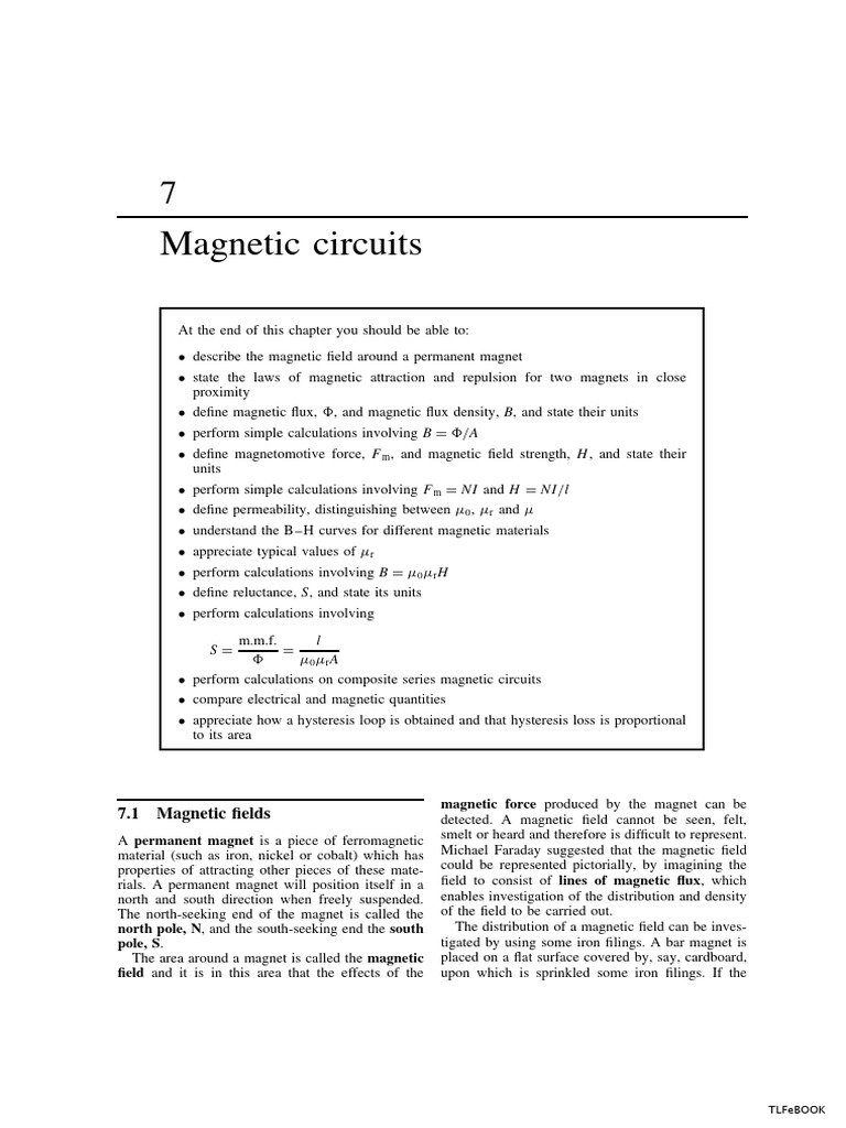 Understanding Magnetic Circuits Basics | PDF | Magnetic Field | Magnetism
