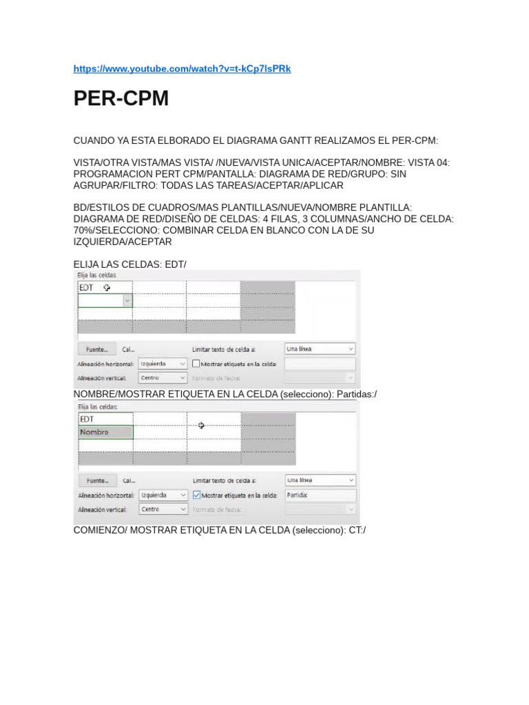 Pert CPM | PDF