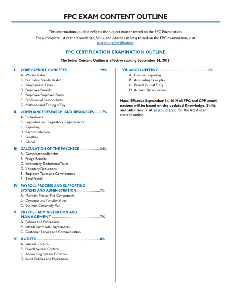 FPC Ksas Effective 09142019 01 | PDF | Payroll | Payroll Tax