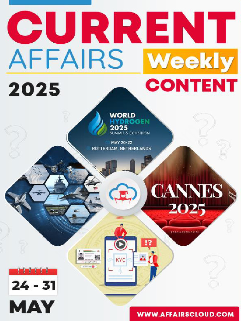May 2025 Current Affairs Overview | PDF | Government Of India