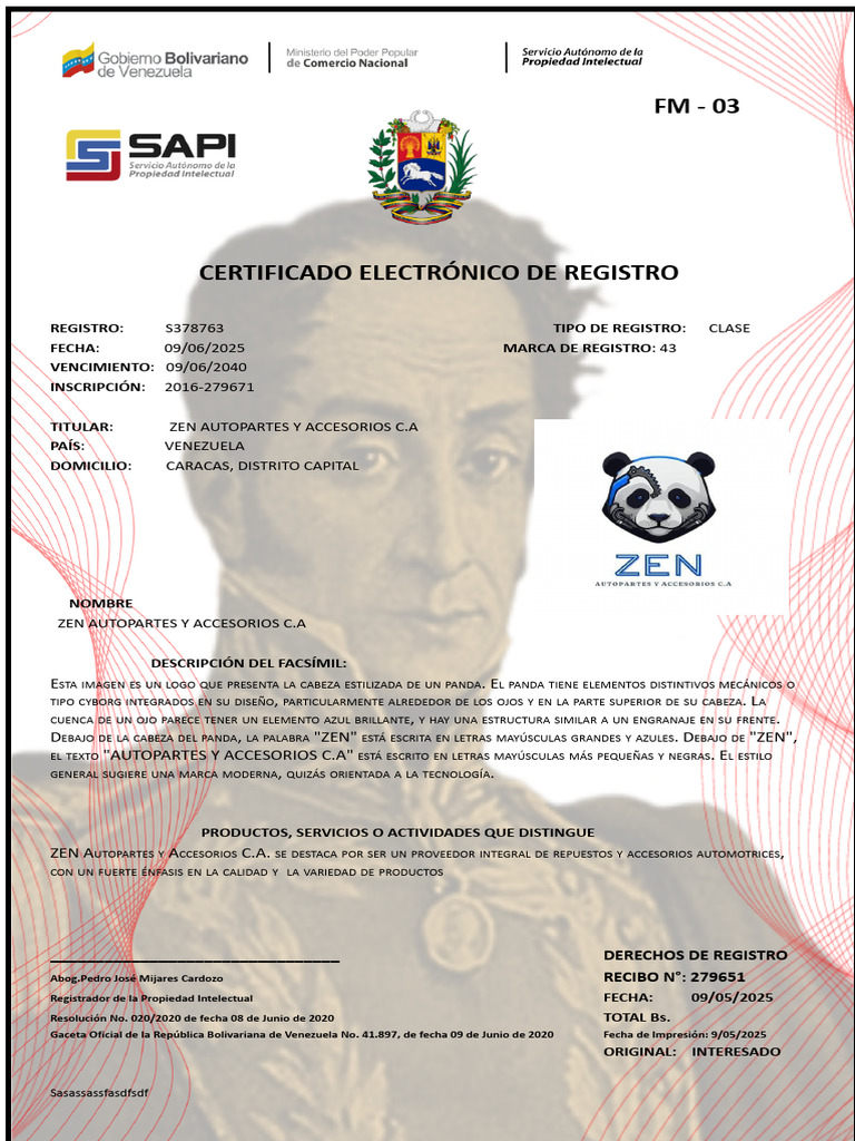 Sapi Zen Autopartes | PDF