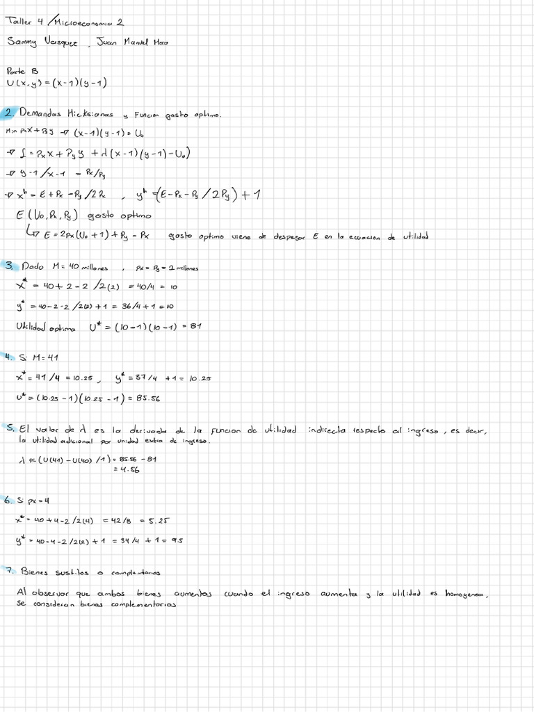 Taller Micro 2 | PDF