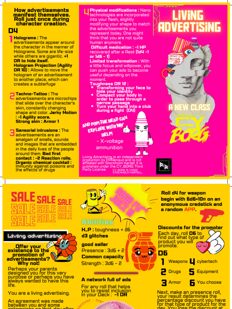 Living Advertisements: Transform Your Identity | PDF
