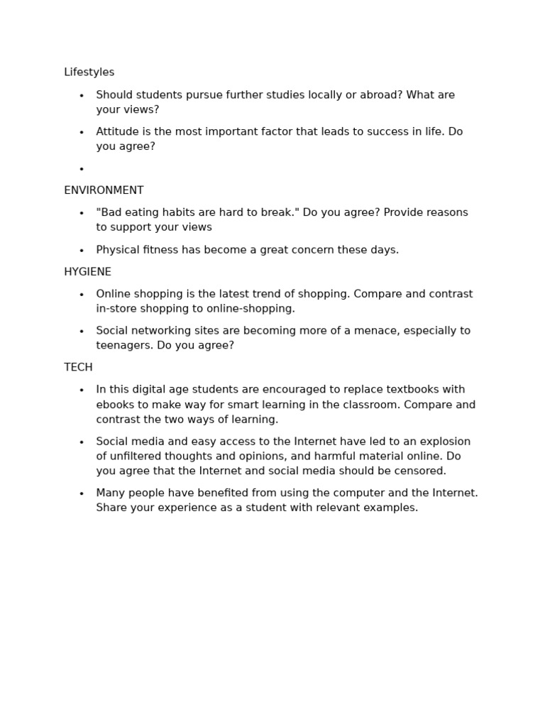 Study Abroad vs. Local Education Choices | PDF | Physical Fitness ...