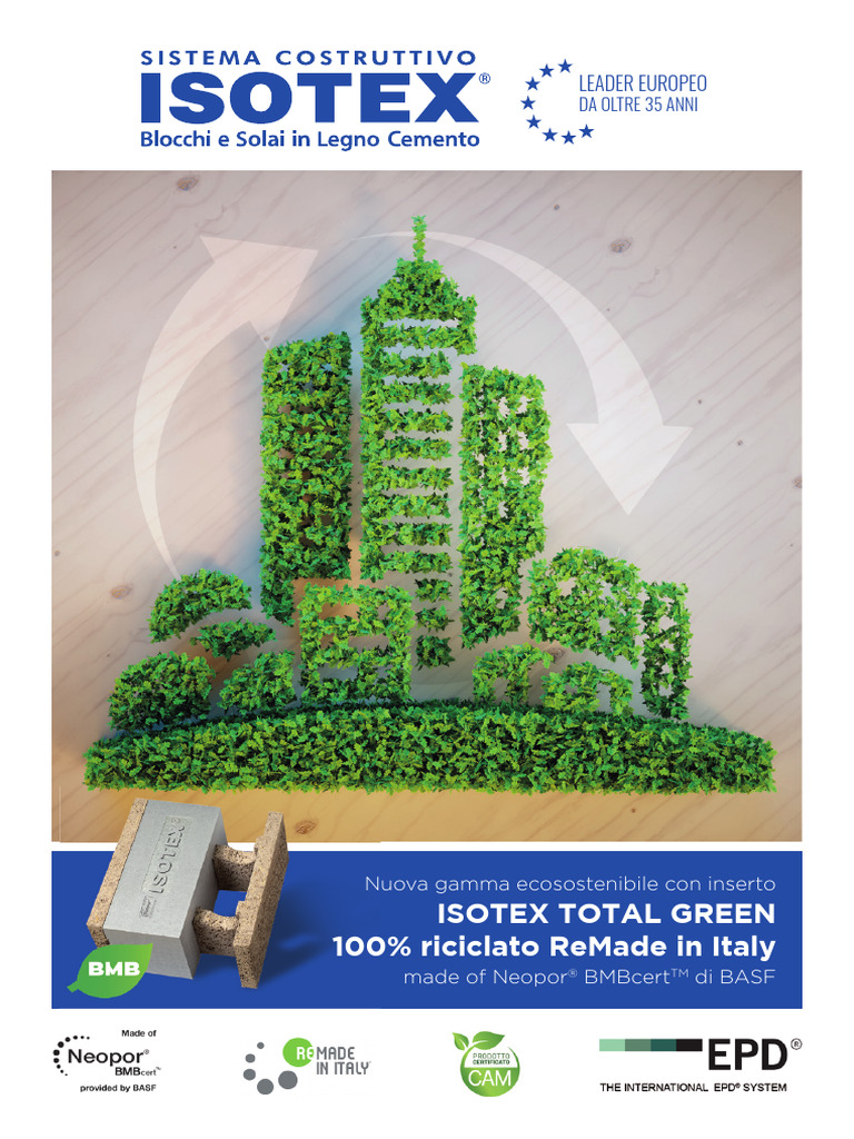 Blocchi Isotex 100% Green | PDF