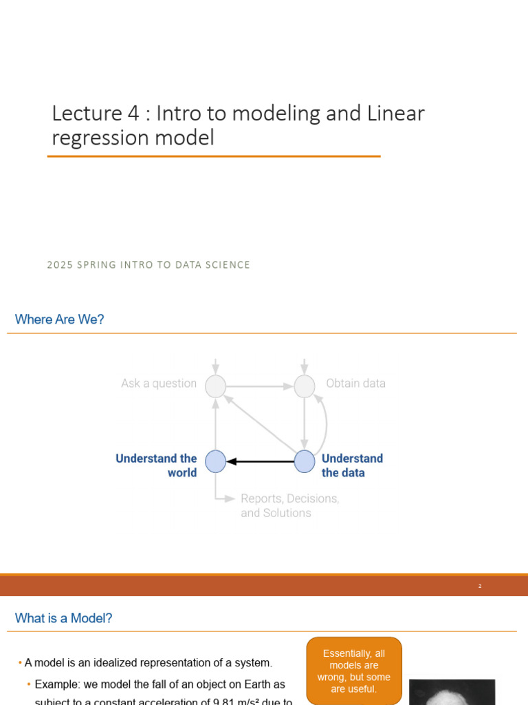 Introduction to Linear Regression Models | PDF | Errors And Residuals ...