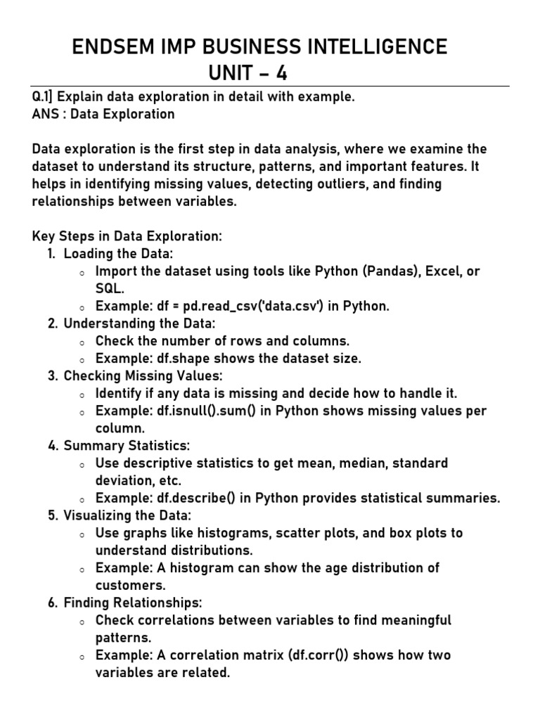 Data Exploration and Transformation Guide | PDF | Principal Component ...