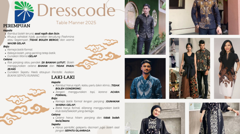 Dress Code Formal Laki-Laki 2025 | PDF