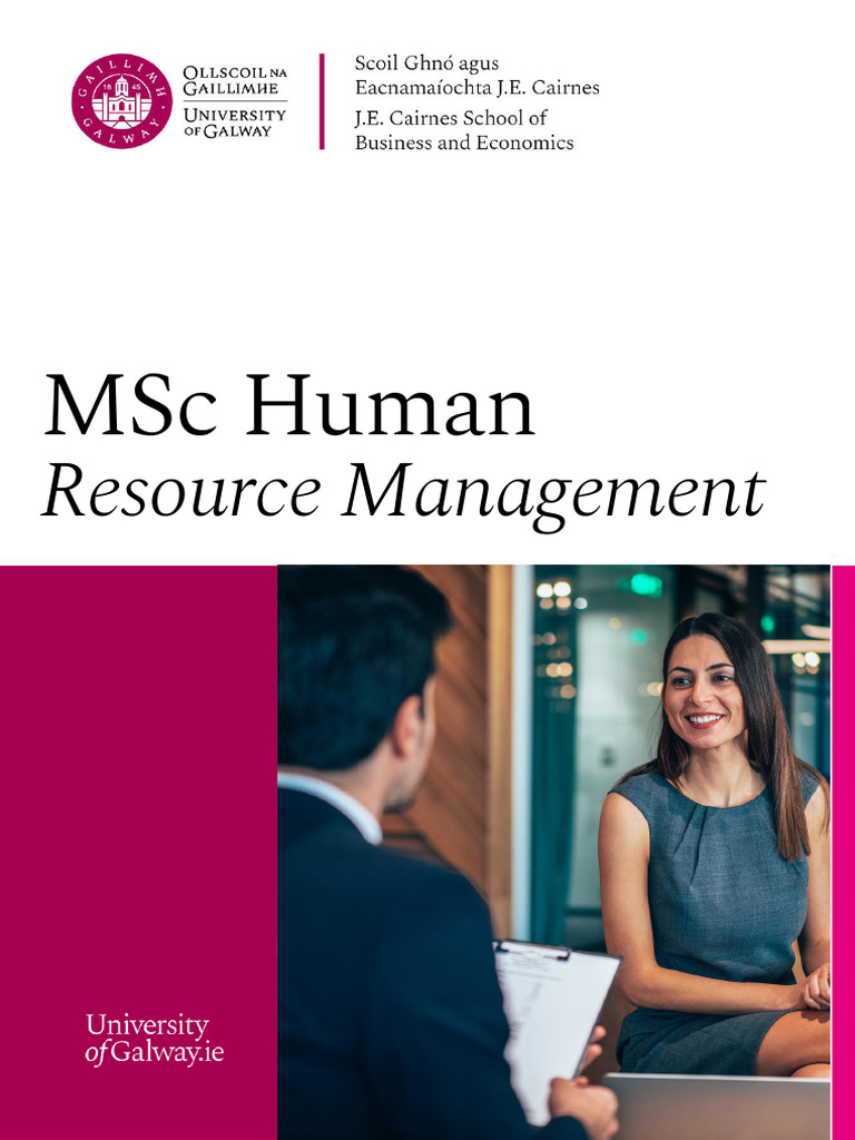 MSC Human Resource Management | PDF | Human Resource Management ...