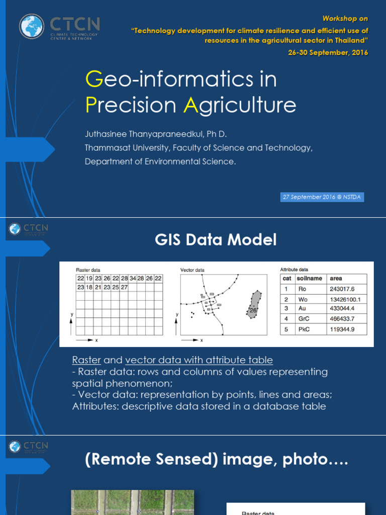 Lecture Geo-Informatics in Precision Agriculture | PDF | Infrared ...
