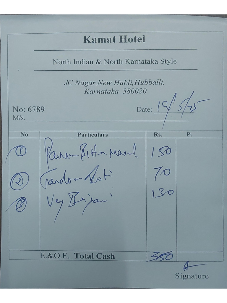 Food Bill | PDF