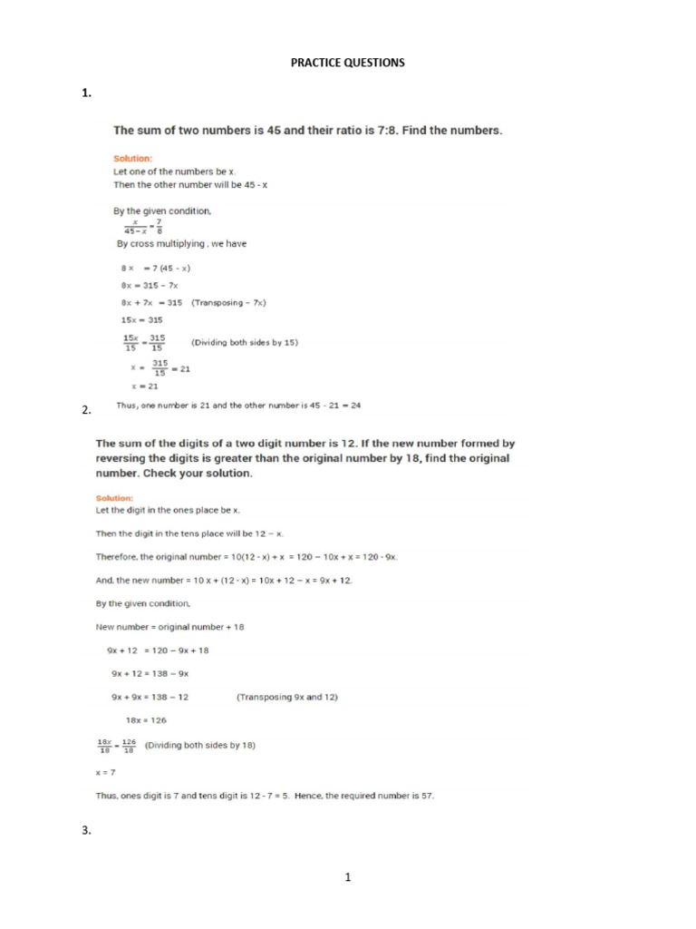 Maths | PDF