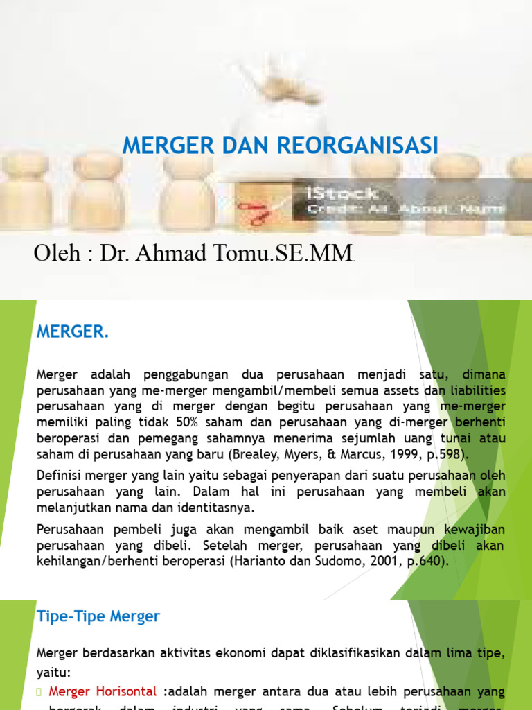 Tipe dan Manfaat Merger Perusahaan | PDF