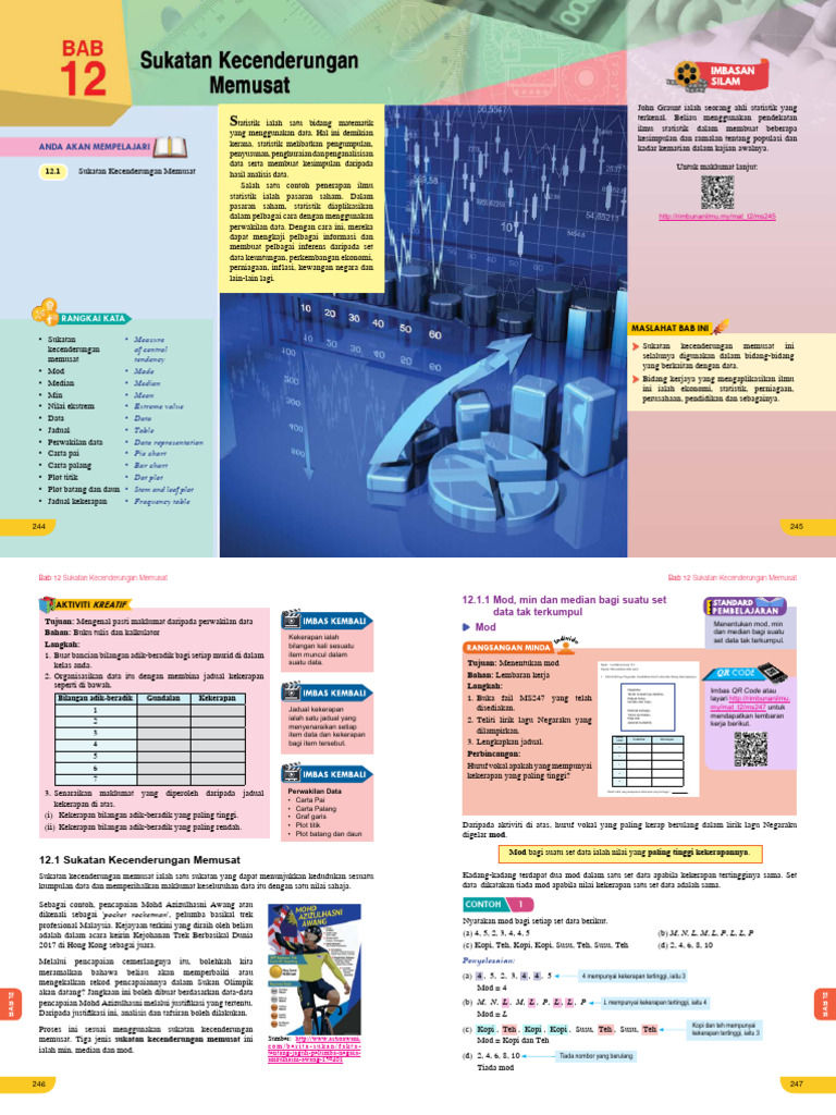 Bab 12 Matematik Tingkatan 2 | PDF