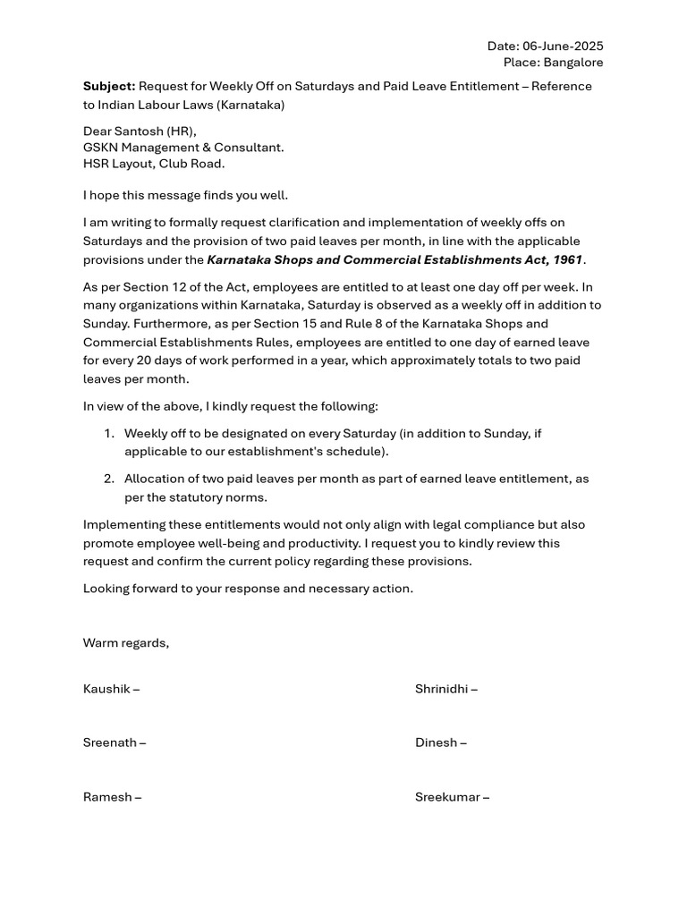 Leave Policy | PDF