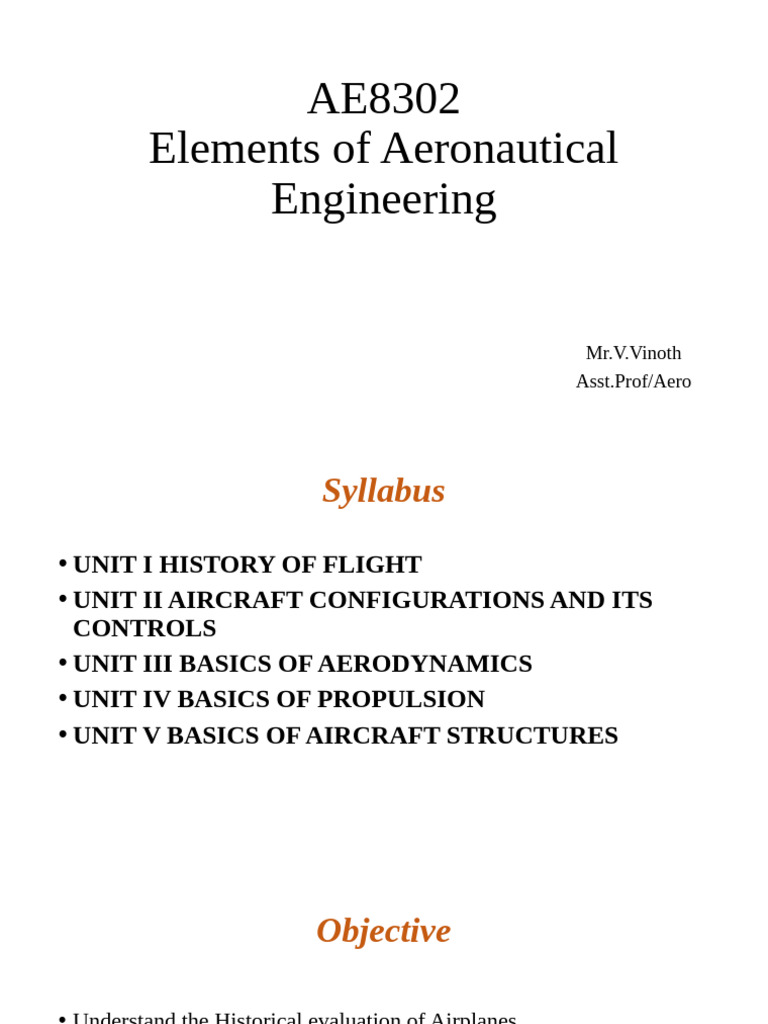 Aeronautical Engineering Overview | PDF | Aerodynamics | Jet Aircraft