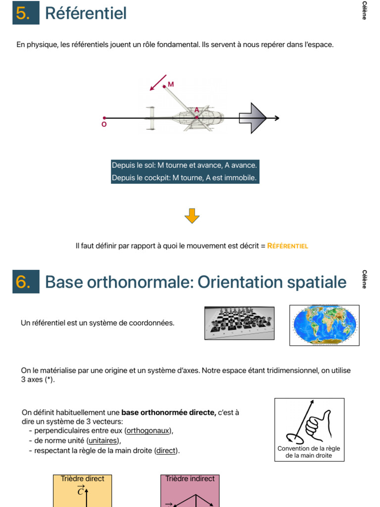 Comprendre les Référentiels en Physique | PDF