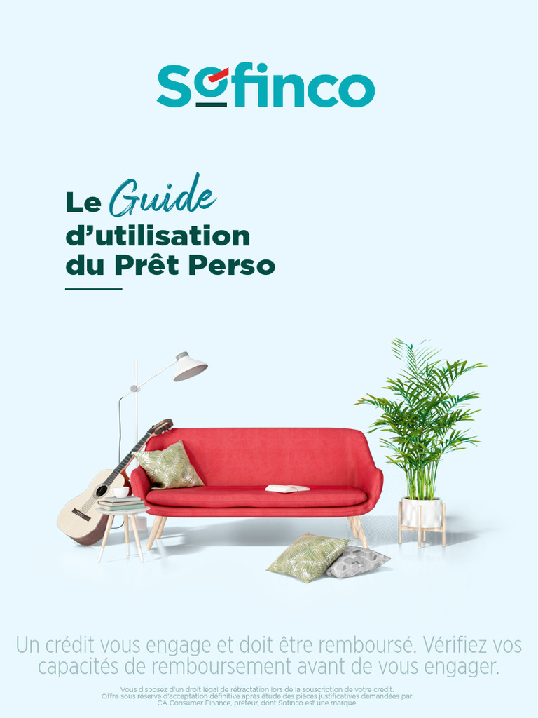 Guide du Prêt Personnel Sofinco | PDF | Assurance de prêt | Argent