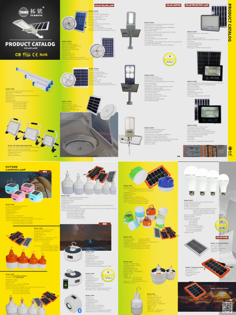 Solar Ceiling Lights Specifications | PDF | Glass Applications | Energy ...