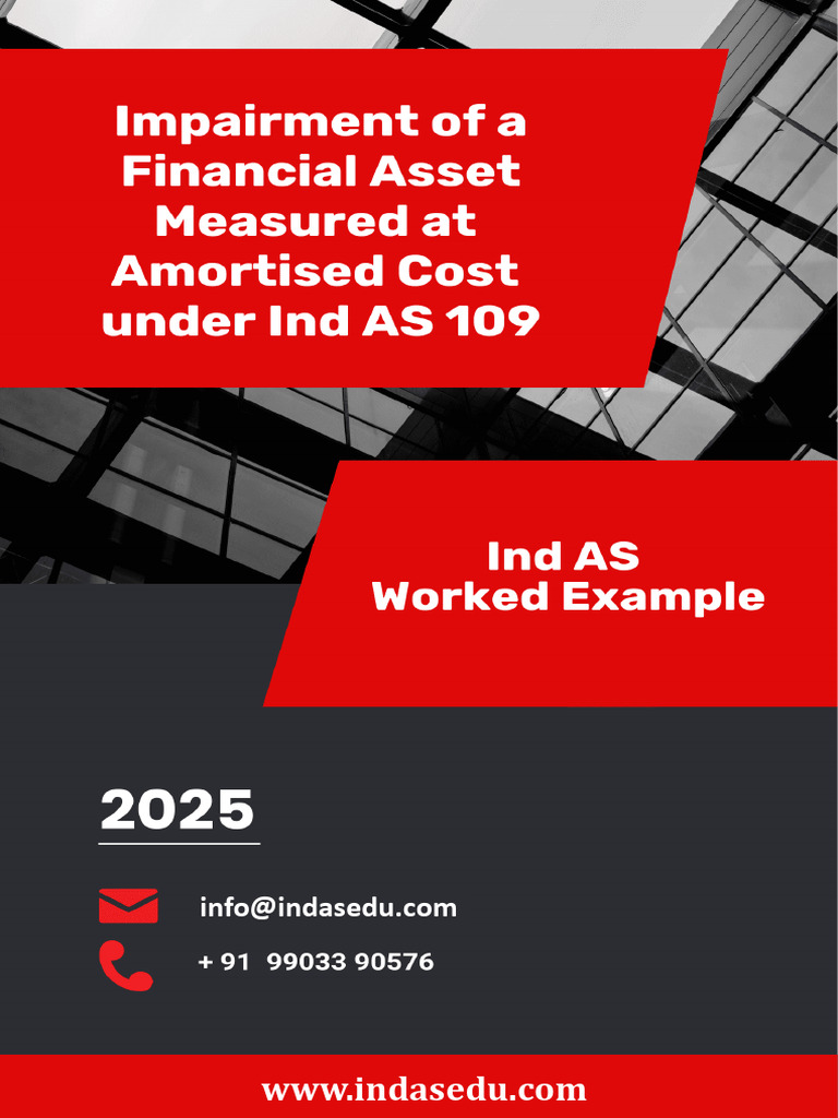 Ind AS 109: Impairment Example Guide | PDF | Income Statement | Interest