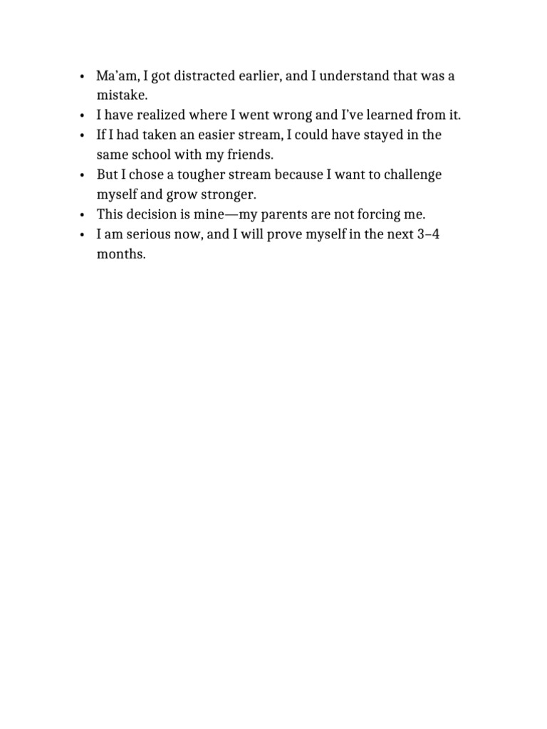 Interview Points For School | PDF
