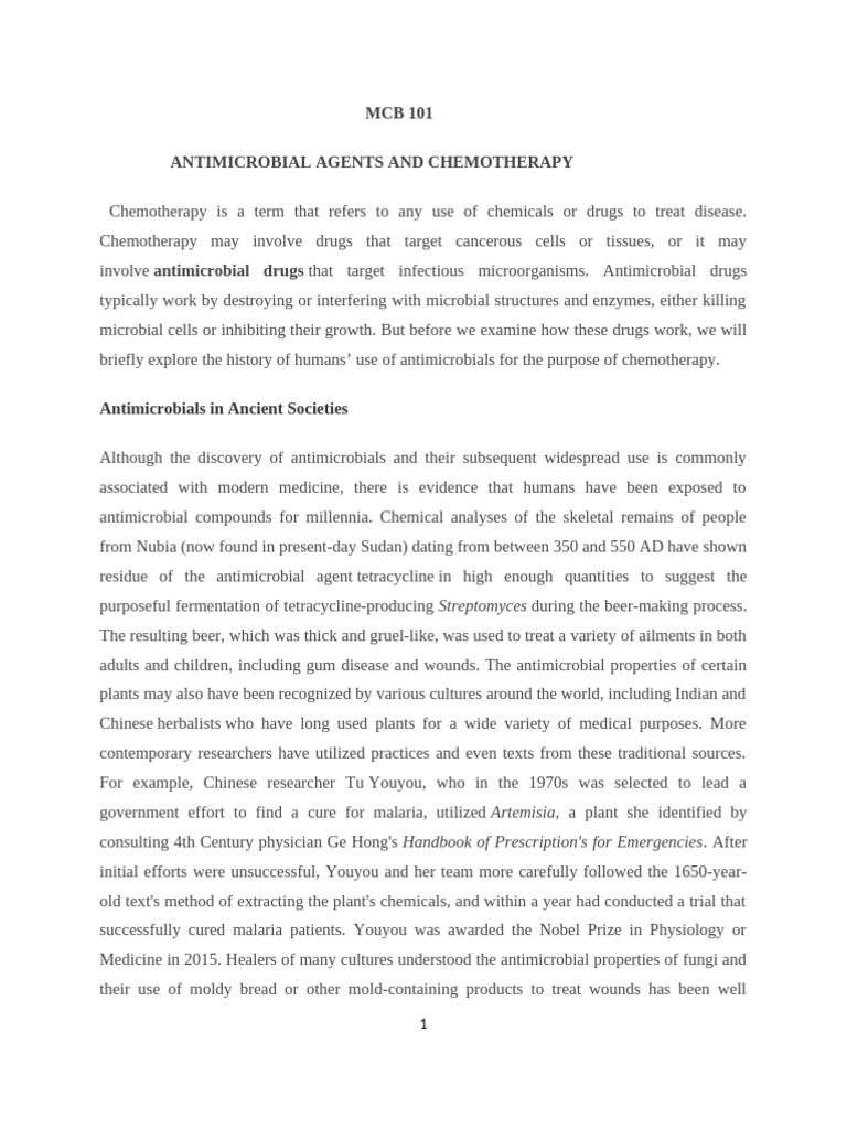 Antimicrobial Agents and Chemotherapy | PDF | Antimicrobial | Penicillin