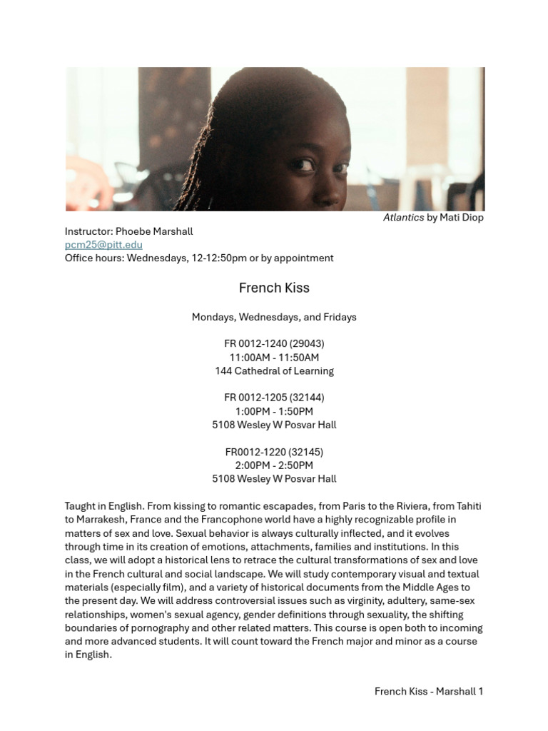 French+Kiss+0012+ +syllabus+ +autumn+2024+ (Phoebe+Marshall+Instructor ...