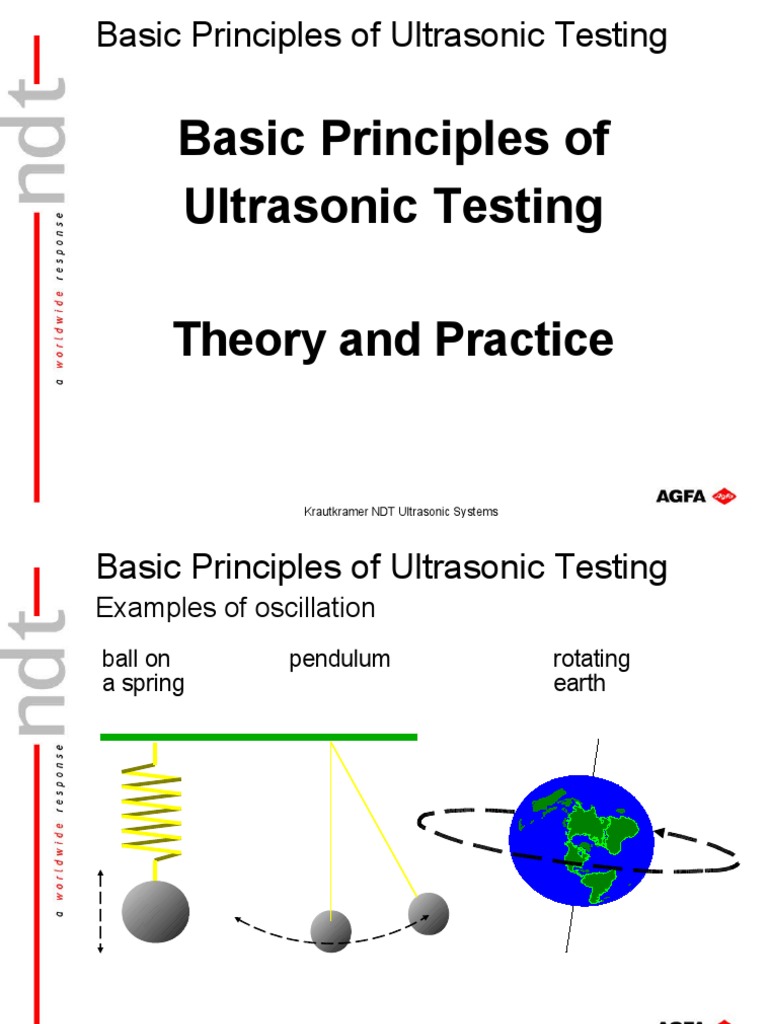 Basic Principles of Ultrasonic Testing: Theory and Practice | PDF ...