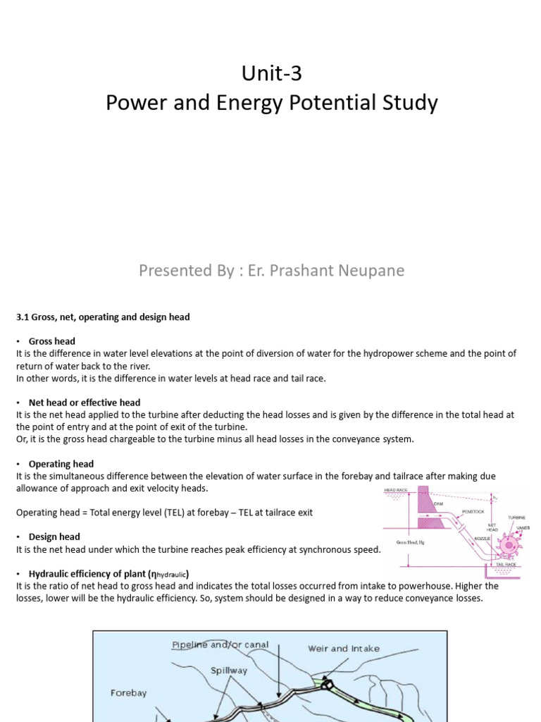Hydropower Efficiency and Capacity Analysis | PDF | Electrical Grid ...
