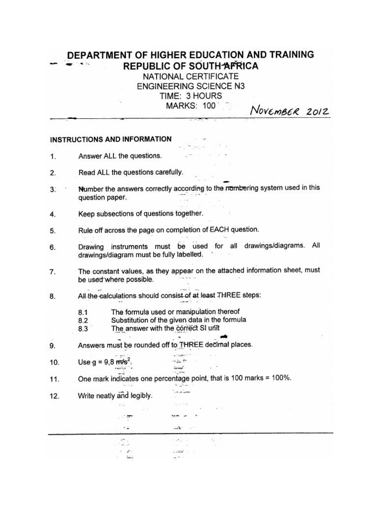 EngScienceN3Nov2012QP 1 1 | PDF