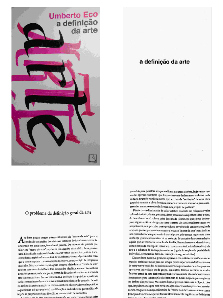 Definição Da Arte | PDF
