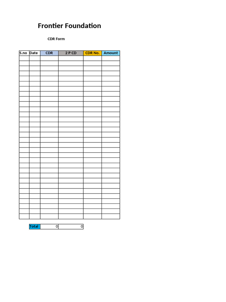 CDR | PDF