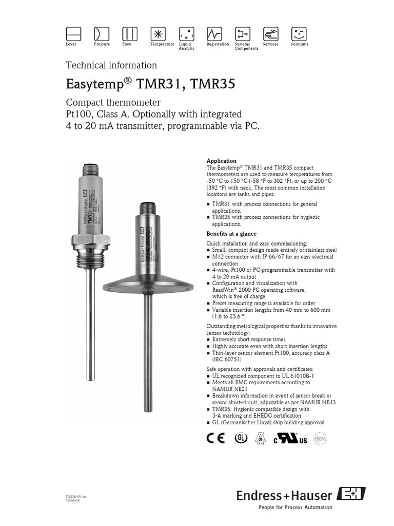 Easytemp TMR31/TMR35 Thermometers Guide | PDF | Electromagnetic ...