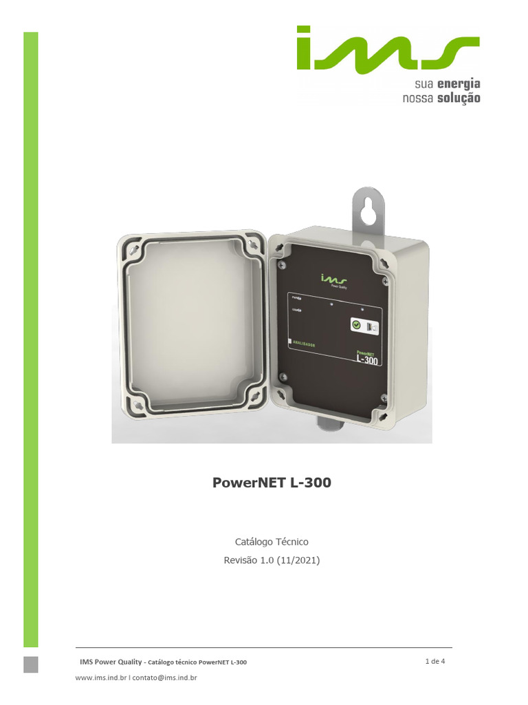 PowerNET L-300 Catalogo P | PDF | USB | Engenharia Elétrica