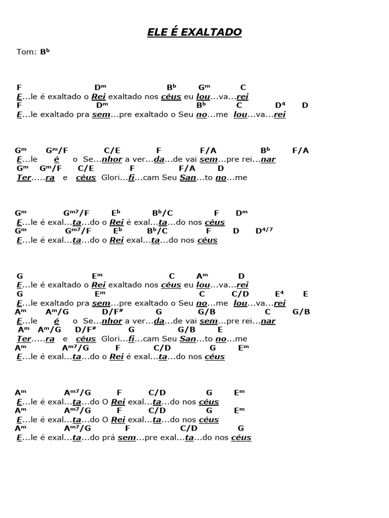 Letra da Música 