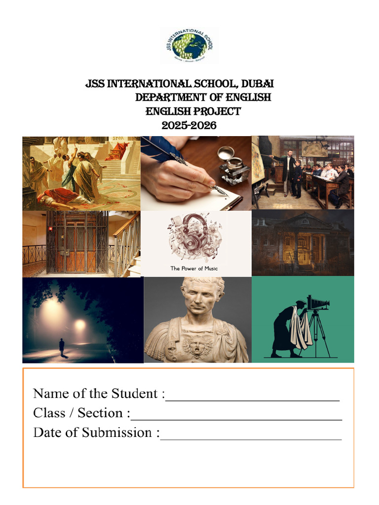 Grade 10 English Project Guidelines 2025 | PDF | Poetry
