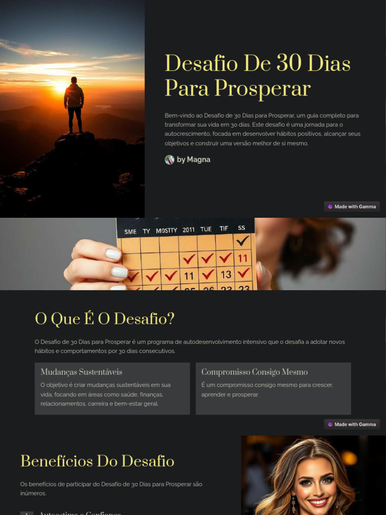 Desafio de 30 Dias para Prosperar | PDF | Custo de vida | Economia
