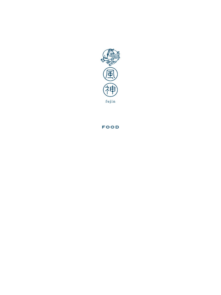 Fujin Menu Highlights and Offerings | PDF | Japanese Cuisine | Sauce