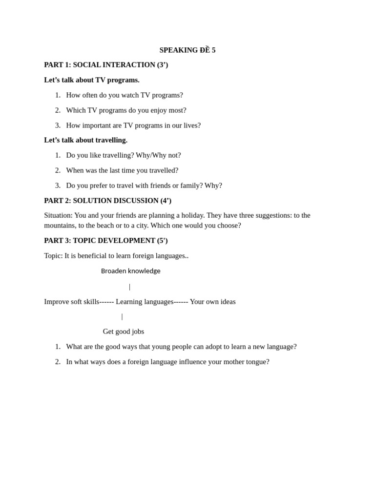 Benefits of Learning Languages | PDF | Foreign Language | Behavioural ...