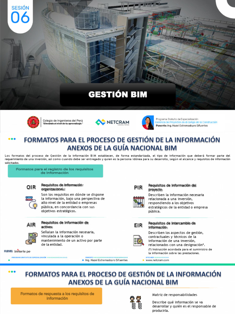 Sesión 06 - Gerencia de Proyectos en El Campo de La Construcción | PDF ...