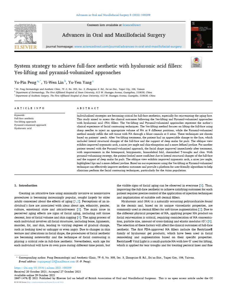 1 s2.0 S2667147621001989 Main | PDF | Injection (Medicine)