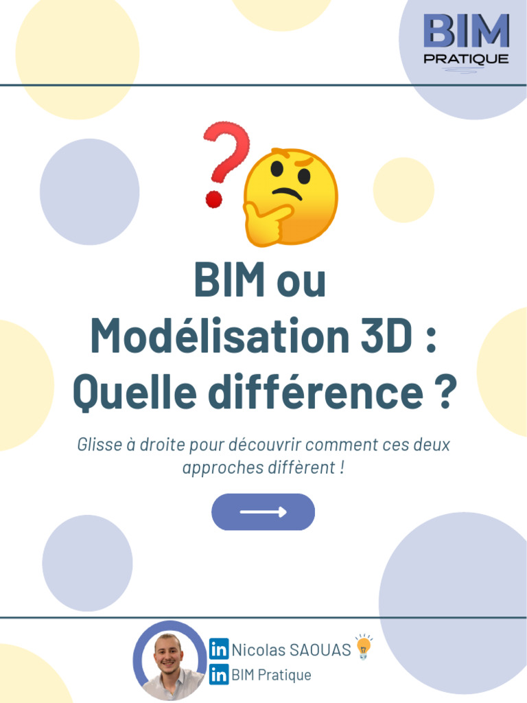 Différences entre BIM et Modélisation 3D | PDF | Building information ...