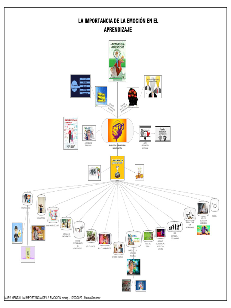 Mapa Mental La Importancia de La Emocion | PDF | Las emociones ...
