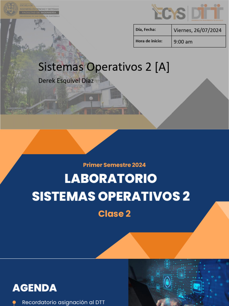 Clase 2 - Laboratorio Sistemas Operativos 2 A | PDF | Kernel (sistema ...
