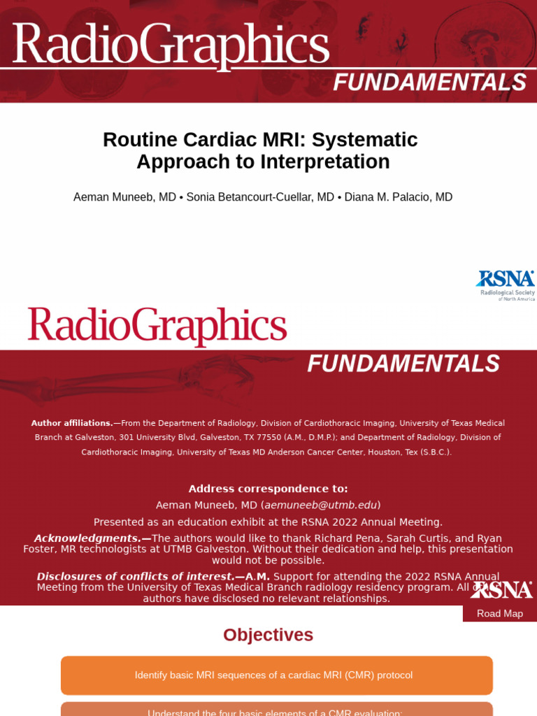 Cardiac MRI Interpretation Guide | PDF | Heart Valve | Ventricle (Heart)